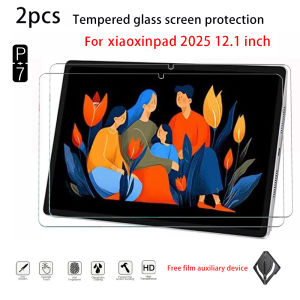 2 Chiếc HD Kính Cường Lực Bảo Vệ Màn Hình Cho Lenovo Xiaoxinpad2025 12.1 Inch Idea Tabplus Chống Cháy Nổ Chống Trầy Xước Bảo Vệ Máy Tính Bảng
