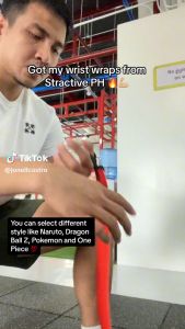 Stractive Premium Wrist Wraps -Naruto Design - Support for Gym | Gym Wrist Protection and Stability