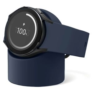 Soft Silicone Charger Stand for Samsung Galaxy Watch 3 4 5/5 Pro 6 7 40mm 44mm 45mm Station Dock Charging Desktop Holder Supply