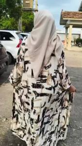 Kaftan Motif Arabian Terbaru 2025 Bahan Rayon Premium Adem & Nyaman