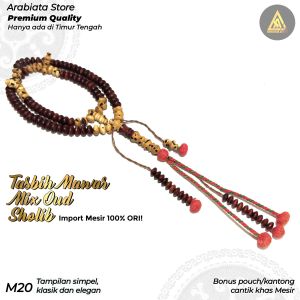 SPECIAL EDITION Tasbih Kayu Mawar mix Oud Sholib