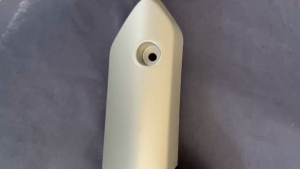 ฝาครอบท่อ FINN115 ยามาฮ่า ฟินน์ 115i 115-I YAMAHA FINN ปี 2017-2022 สีดำ-บร๊อนซ์