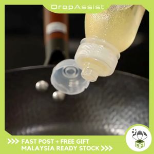 DROPASSIST 1770 READY STOCK Kitchen Glass Cooking Oil Seasoning Bottle Dispenser Automatic Opening & Closing Botol Minyak Masak Dapur