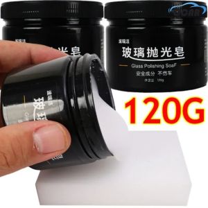120g Cerium Oxide Glass Polishing Powder Cream Window Windshield Wax Polish Scratch Remover Car Repair Paste Home Glass Cleaner