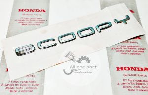 Striker logo Emblem sticker logo Satu set Honda Scoopy Mark scoopy type 1 K2F original