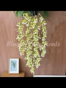 Simulated Babys Breath Vine Artificial Plant Wall Hanging Vine Bell Orchid Fake Flower Home Ceiling Wedding Decoration