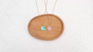 Takara Tomy | Nhân Vật Anime Vòng Cổ Dễ Thương Hoạt Hình Thời Trang Bulbasaur Jigglypuff Mặt Dây Chuyền Cho Bé Trai & Bé Gái Quà Tặng Sinh Nhật Cosplay Phụ Kiện