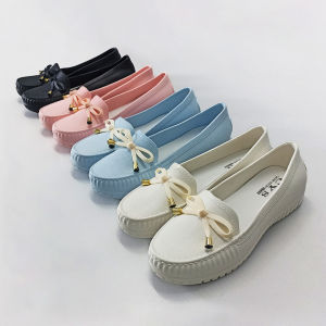 Wolf.id SPT-32 Sepatu Fashion Loafer Wanita Slip On Shoes Jalan Simple Model Pita Kekinian BISA COD