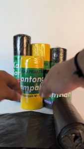 Kantong Sampah Plastik X-TRA / Trash Bag Kuning / Kantong Sampah Medis Tebal Tidak Mudah Sobek Murah