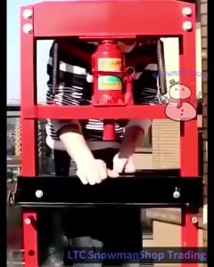 6Ton Heavy Duty Hydraulic Shop Press Bending Machine Car Repair Bearing Disassembly Workshop Equipment Garage Tool