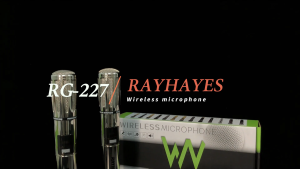 RAYHAYES Professional Wireless Microphone UHF Rechargeable Dynamic Microphone for Karaoke Performance
