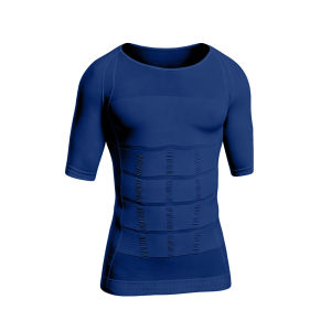 Mens Slimming Body Shaper Compression Shirt Tummy Control Shapewear Gynecomastia Undershirt