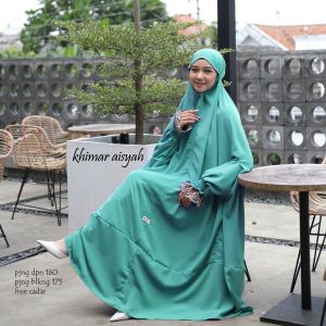 Khimar Aisyah Khimar Syari Khimar Overhead Gamis Cadar By Ulfashion Bahan Wolfish Luxury