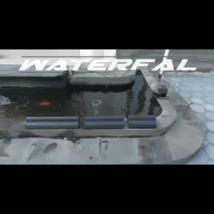 Tabung Bulat Waterfall: Aksesoris Desain Elegan