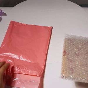 10-50 Chiếc Màu Hồng Tự Dính Túi Vận Chuyển Chống Nước Chuyển Phát Nhanh Gửi Thư Bao Thư Cho Các Vật Dụng Nhỏ Bảo Quản Đồ Dùng Tiệc