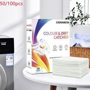 50/100pcs Disposable Color Grabber Catcher Laundry Sheets Anti-Staining Fabric for Color Catcher Sheets for Dryer Machine