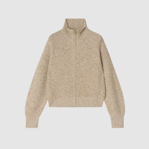 ICICLE | Coarse-spun Wool Cashmere Knit Cardigan