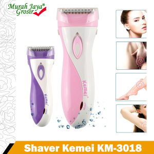 Alat Cukur Kemei KM 3018 Pencukur Bulu Sensitif Wanita Lady Shaver Charger