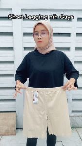 Celana Wanita Short Legging Miranda Short Pendek Sampai Size Jumbo Bahan Elastis | Miranda 777