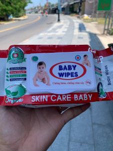 Khăn ướt Baby wipes (combo 10 gói hàng công ty)