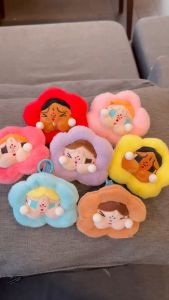 DSAA สีสันสดใส พวงกุญแจสำหรับเด็ก การ์ตูนลายการ์ตูน แบบพกพาได้ พวงกุญแจห้อยกระเป๋า น่ารักน่ารักๆ นุ่มนุ่มๆ Popmart กระเป๋า crybaby จี้ ของขวัญ804