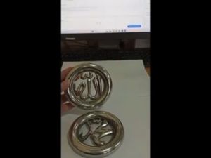 Gelang Allah-Muhammad Kaligrafi 10cm 201 /set aksesoris stainless