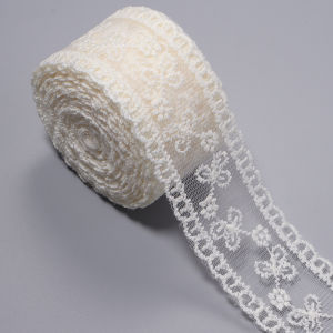 Ruộng Ren Thêu Jacquard 4cm Thiết Kế Rỗng Dùng Làm Phụ Kiện Tóc Quà Tặng Gói Hoa Mũ Cói Và May Quần Áo Tự Làm