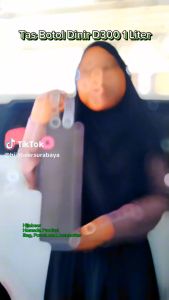 Tas Jinjing Botol 1 Liter Bahan Sintetis Dinir D300 Tebal Tali Bisban Kuat By Hijabeer