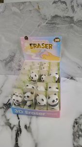 Penghapus Kertas Tulisan Lucu Murah Berkualitas Karakter Panda 3D Bersih Eraser