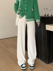 High Waist Drapey Slim Fit Casual Pants Womens plus Size Loose Straight Leg Pants Autumn Fashion Casual Trousers