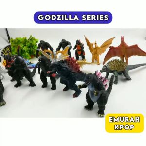 Godzilla Action Figure Toys King Kong Ghidorah Mechagodzilla Dinosaur Mainan Budak Lelaki christmas gift