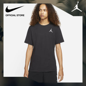 Jordan Dri-FIT Mens Jumpman Emb Ss Crew Tee - Black จอร์แดน เสื้อยืดคอกลมผู้ชาย Jumpman Emb Ss - สีดำ [DC7485-010]