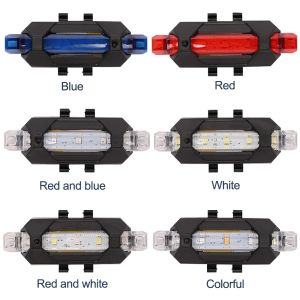 Mini Wireless Red Blue Strobe Light for Motorcycle Bicycle Scooter LED Flash Warning Lamp Drone Signal Indicator Tail Lights Car