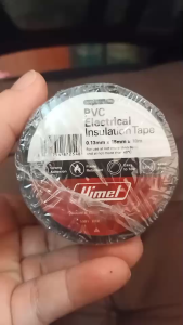Himel ไฮเมล เทปพันสายไฟ 0.13mmx18mmx10mm เหนียว ไม่ลามไฟ มาตรฐานยุโรป