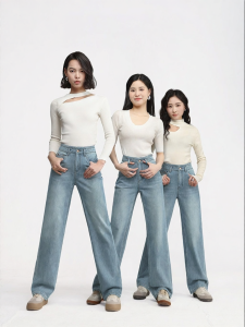 HIPPIE MISS | Hippie Girl Stretch Skinny Wide Leg Jeans