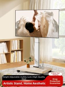 BESSGROUP | Modern Minimalist TV Stand with Wheels