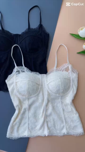 Áo Bra Áo 2 Dây Có Mút Ngực Dáng Dài Nâng Ngực Gợi Cảm Mặc Trong Áo Vest Đẹp hàng cao cấp YiOn Underwear BRA20