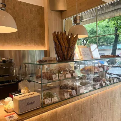 FANKALONG | Glass Food Display Cabinet High Transparency Dry Countertop