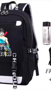 Tas Ranael Anak Sekolah Laki Laki Sd Smp Fashion 4in1 FF GJ 0150 Ransel Cowo Paket Murah