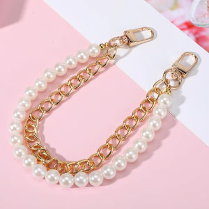 Purse Double Chains Strap for WomenPurse Straps Extender Short Handle Replacement Charms Accessories for Wallets Handbags Bags