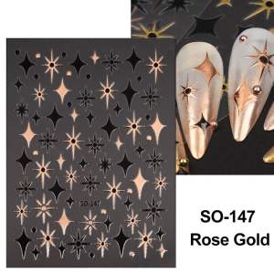 [Hot] Sticker lazer nail 3D bling bling / sao … phản sáng tốt