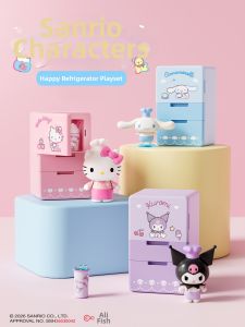 WONDER MOON | Realistic Childrens Play Mini Refrigerator Toy