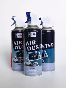 【SKIT SG】450ml Air Duster Spray Cleaner Compressed Air Duster Can for Cleaning Electronics Air Duster Spray High Pressure Air Duster for PC Laptop Keyboard Fast Cleaning