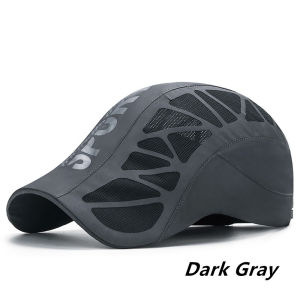 Letter Printed Quick Dry Breathable Mesh Running Sunhat Summer An-ti UV Sports Tennis Golf Baseball Cap Newsboy Beret Hat Visors