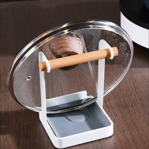 T&g Everyday Store - Vertical Pot Lid and Spatula Rack Kitchen Stand Pot Lid Organizer