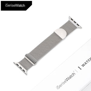 iSeriseWatch | Magnetic Breathable Metal Milanese Strap For iWatch