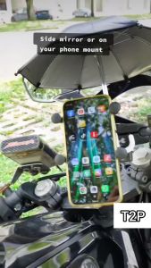 T2P Mini Umbrella Motorcycle Phone Protect Phone From Sun And Rain Taiwan Motorcycle Accessories