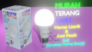 LMSEVO ( LUMENS EVO ) 12W Lampu LED 12 Watt PUTIH TERANG MURAH ECER GROSIR