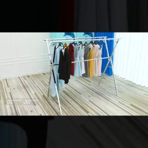 Sào phơi quần áo thông minh Qui Phúc giàn phơi quần áo inox gấp gọn HICHIWA