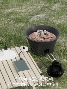other | Portable USB Stepless Speed BBQ Blower Mini Grilling Fire Starter Fan with Stainless Steel Tube for Camping